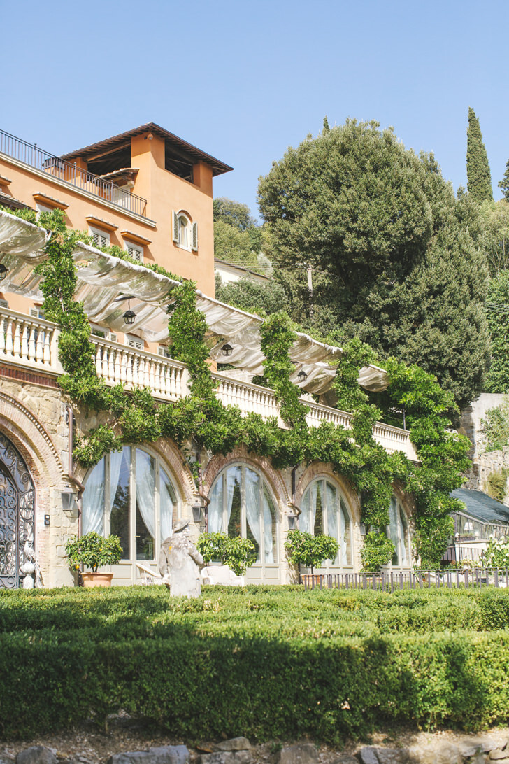 FaÃ§ade of Villa Le Fontanelle