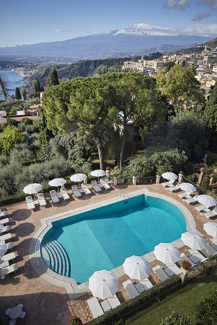 Terrace Pool of Grand Hotel Timeo