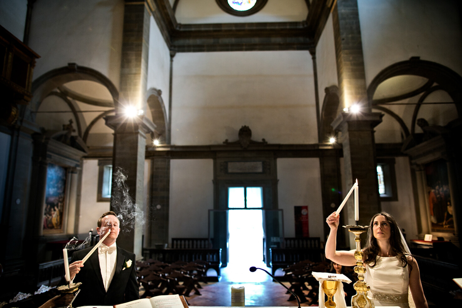 Catholic ceremony in Cortona