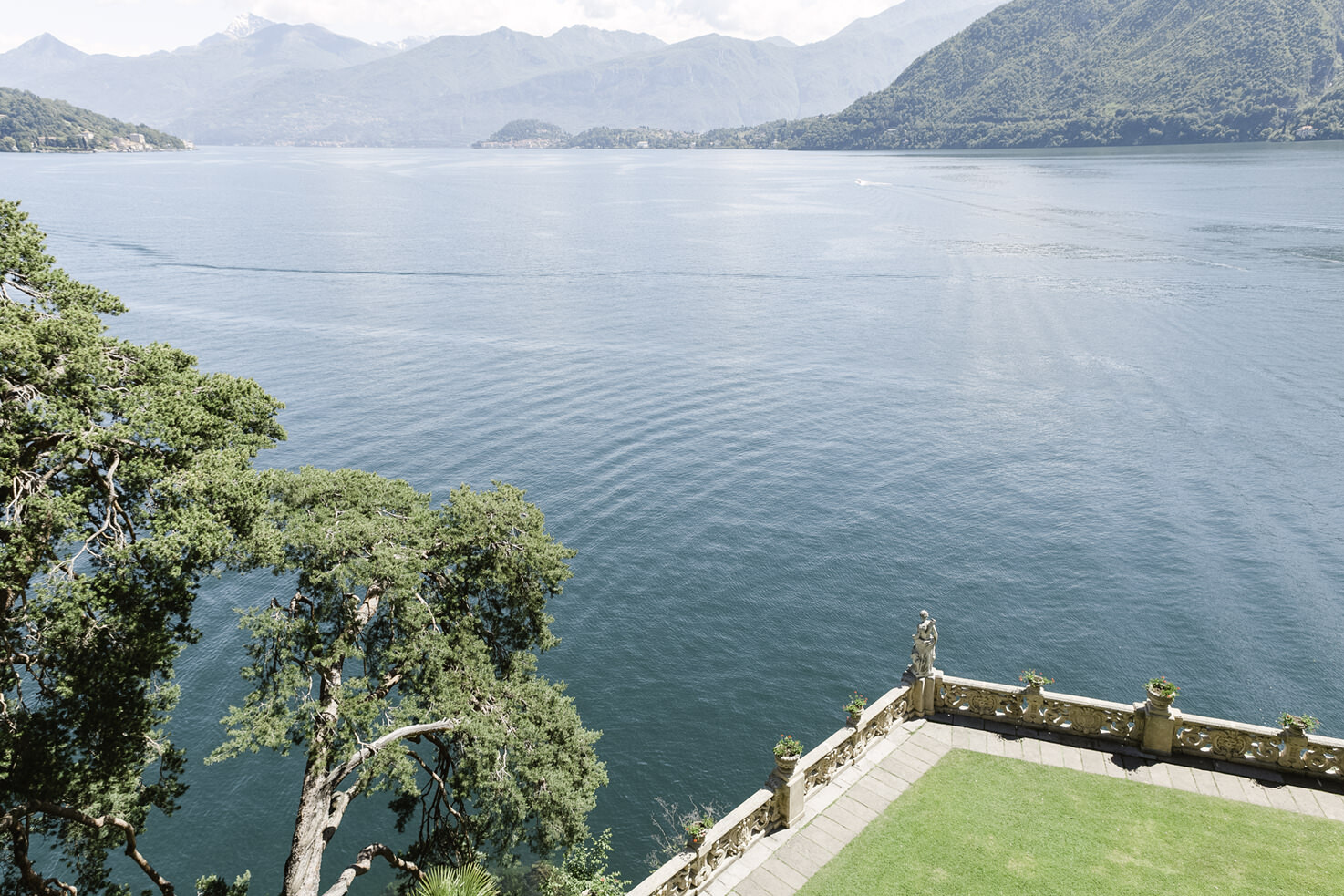 Lake view from Villa del Balbianello