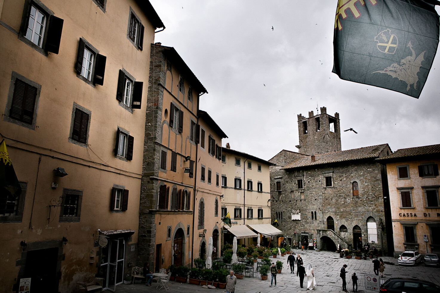 The old square of Cortona