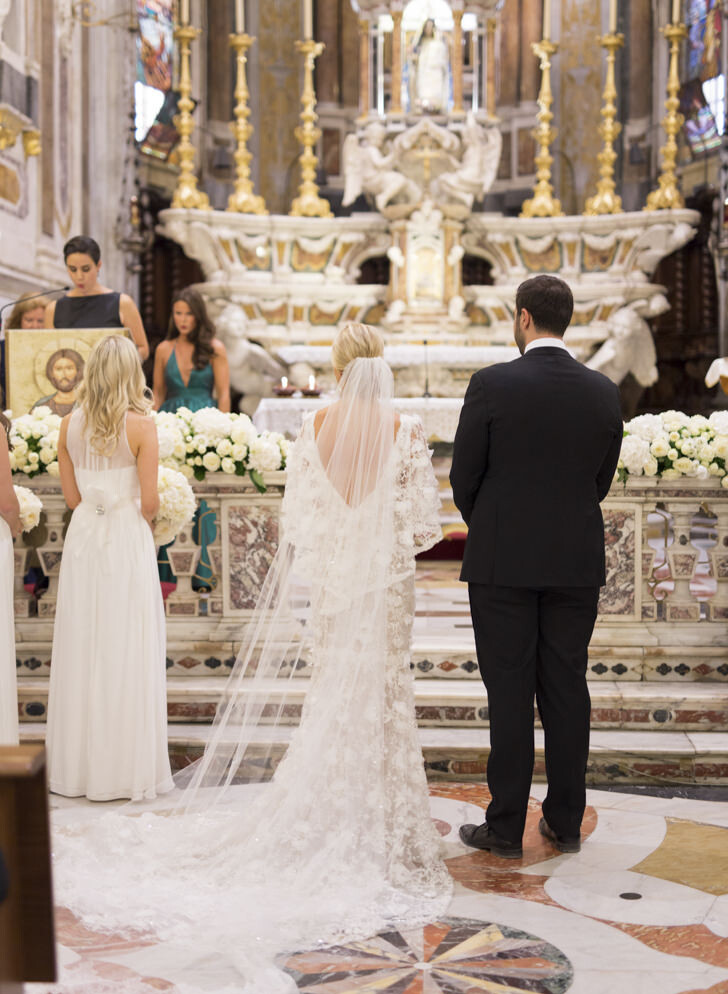 Catholic ceremony in San Giacomo church