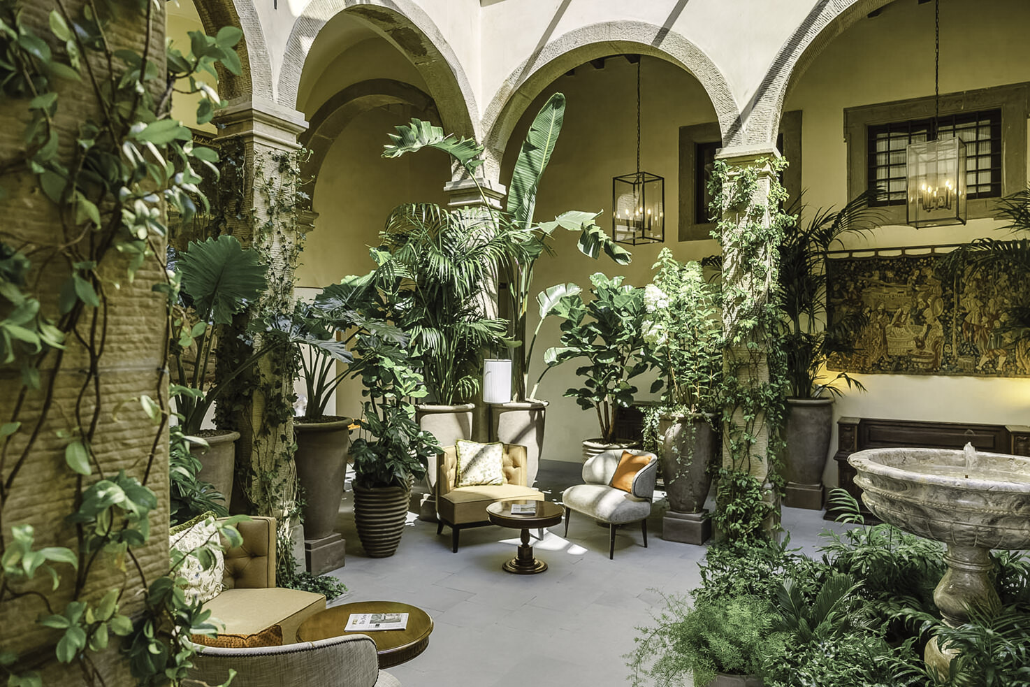 Interior of Belmond Villa San Michele