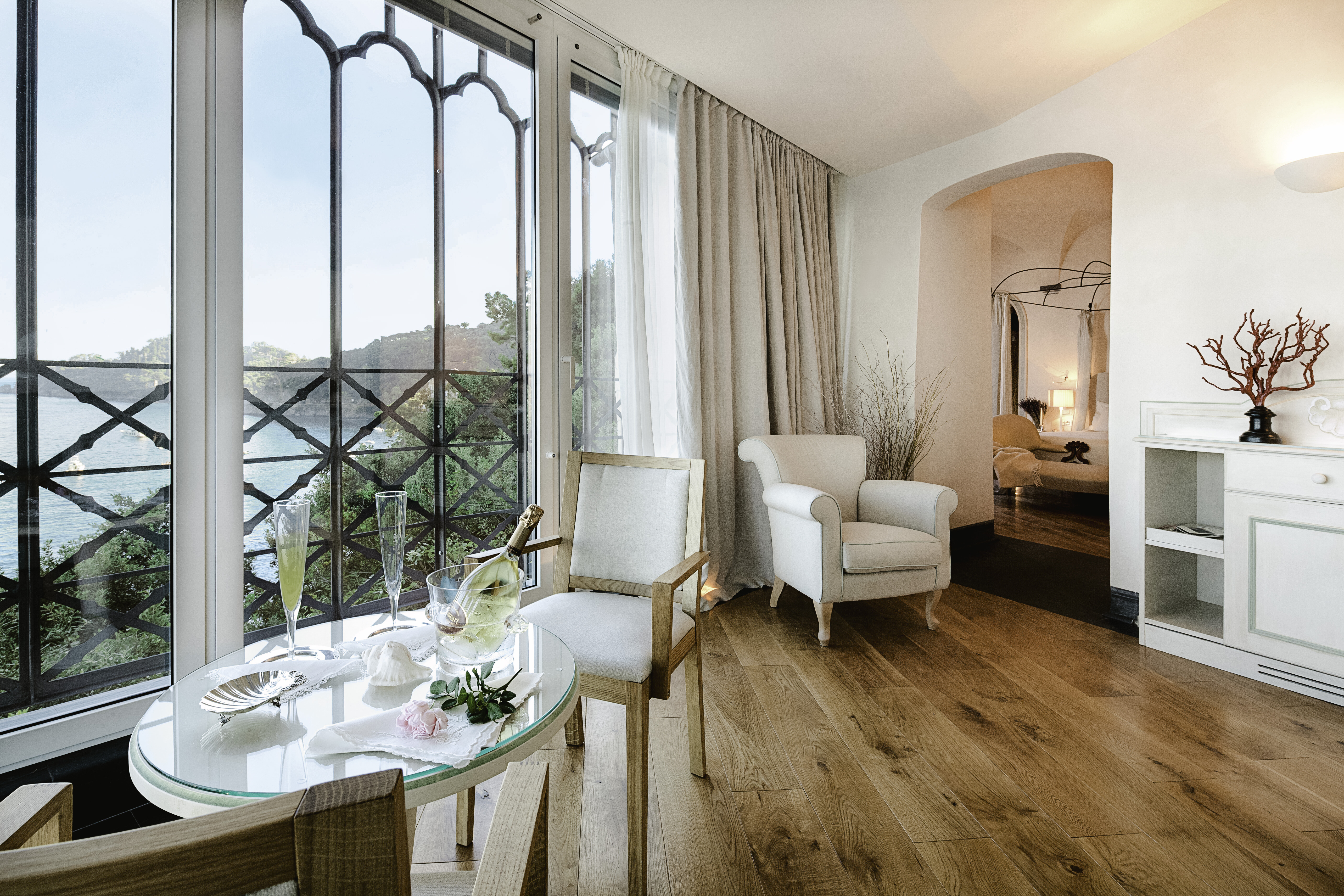 Room with sea view at La Cervara