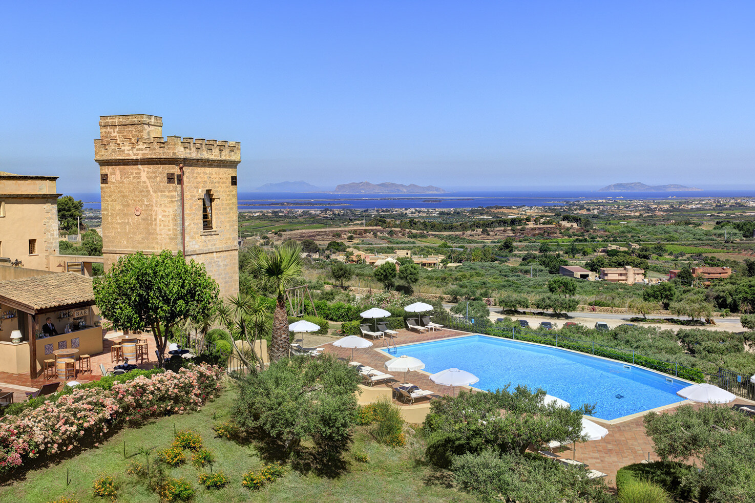 Panoramic view of Baglio Oneto