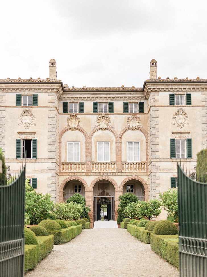 Arrival at Villa Cetinale