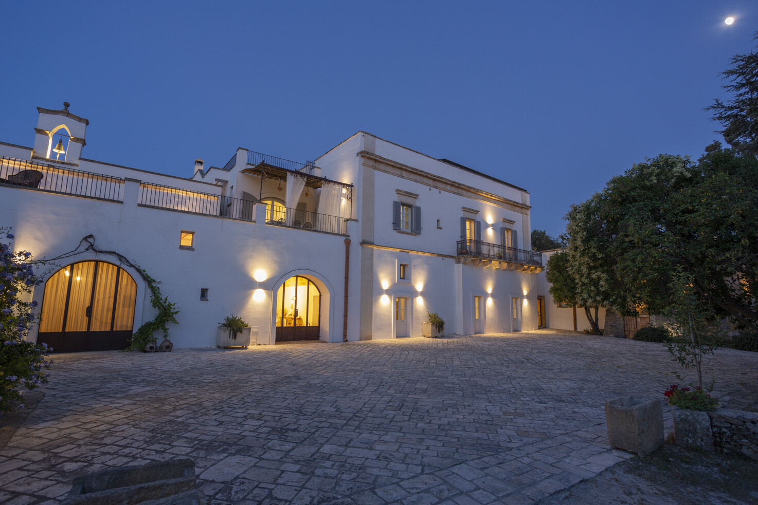 The Masseria by night