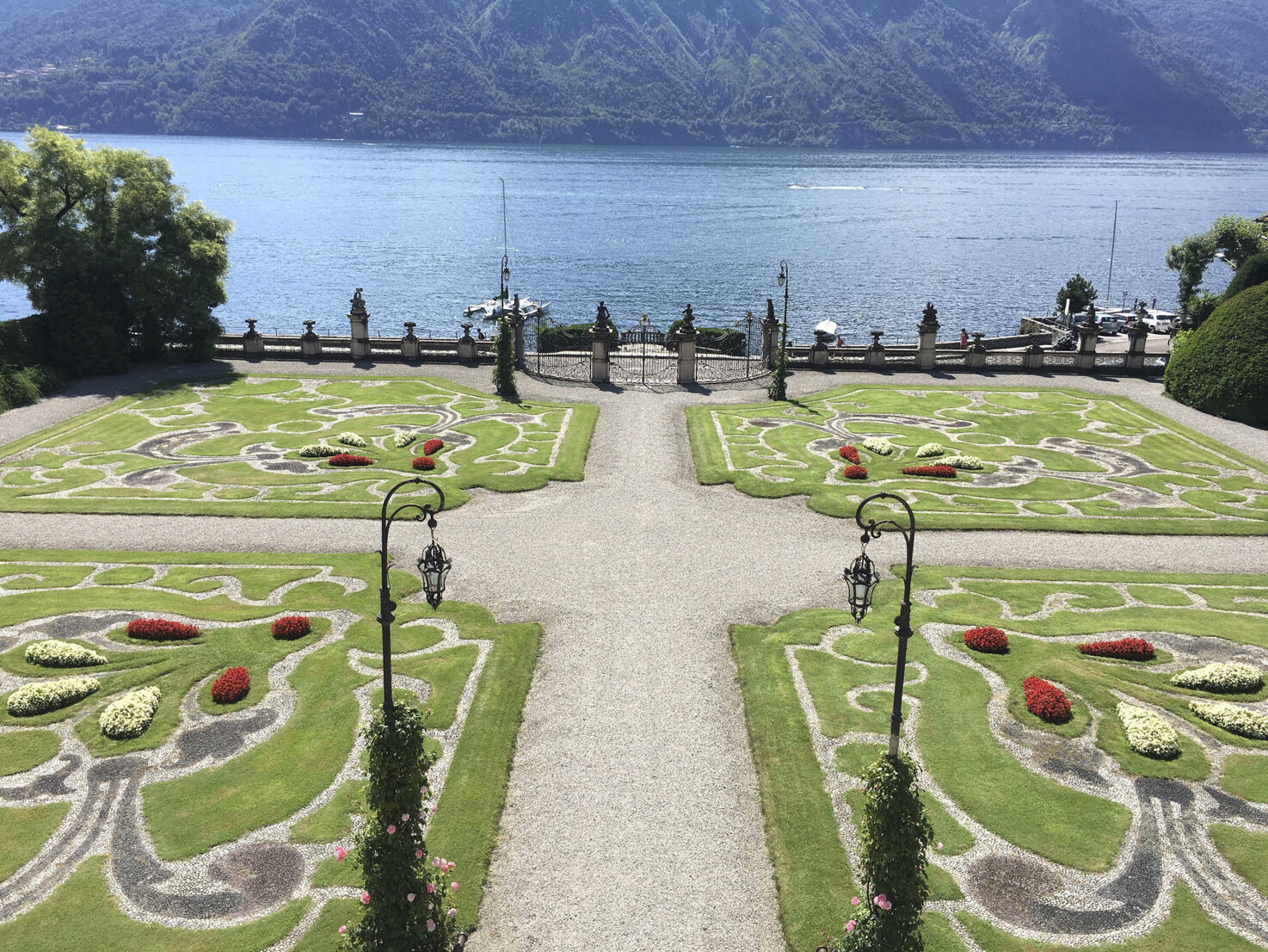 Italian garden at Villa Sola Cabiati