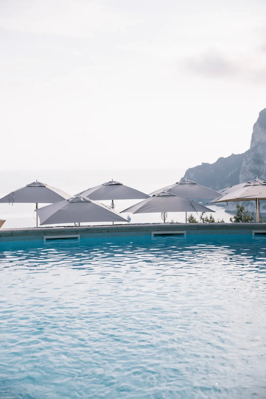 Infinity pool in Capri