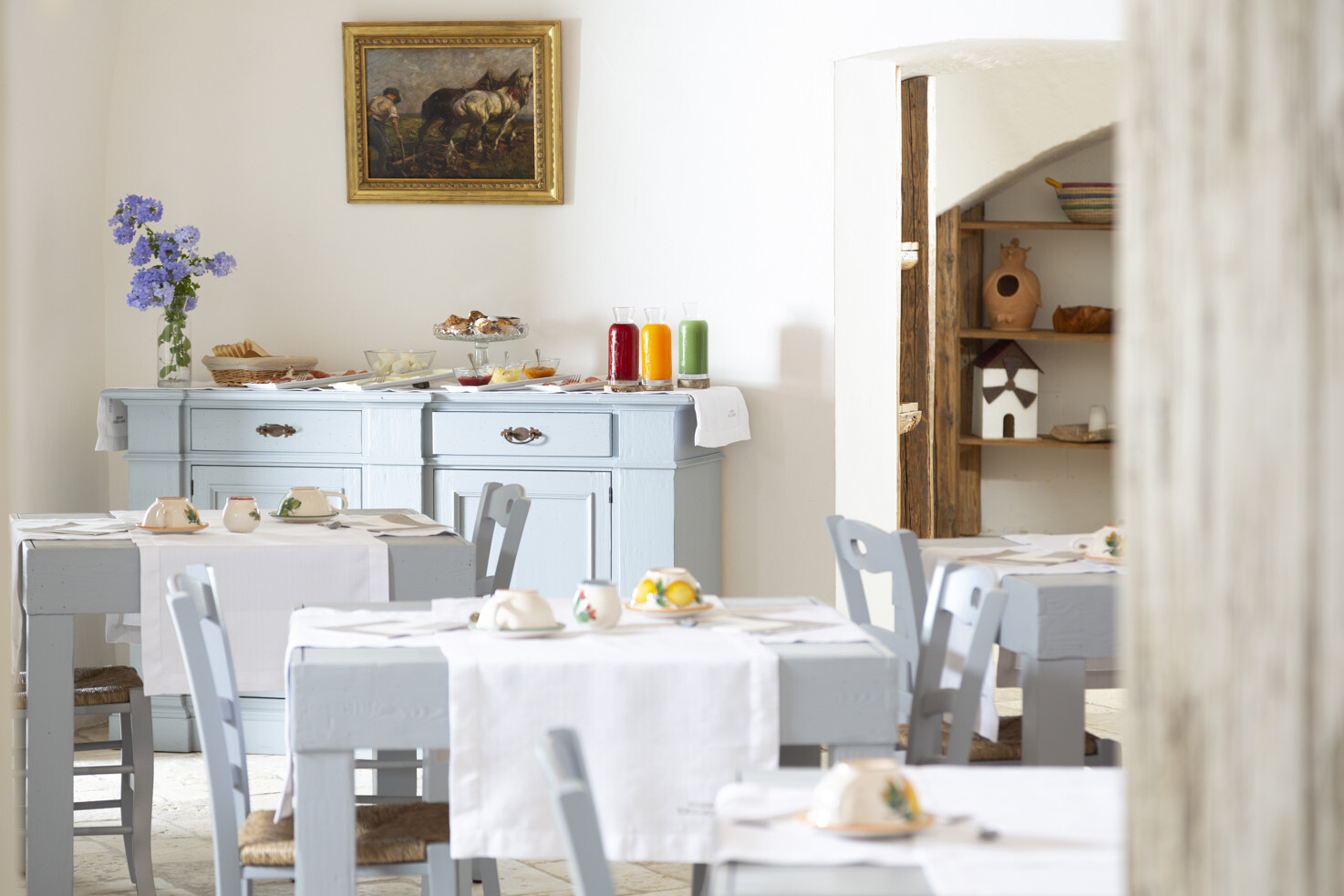 Interior of Masseria Borgo Mortella