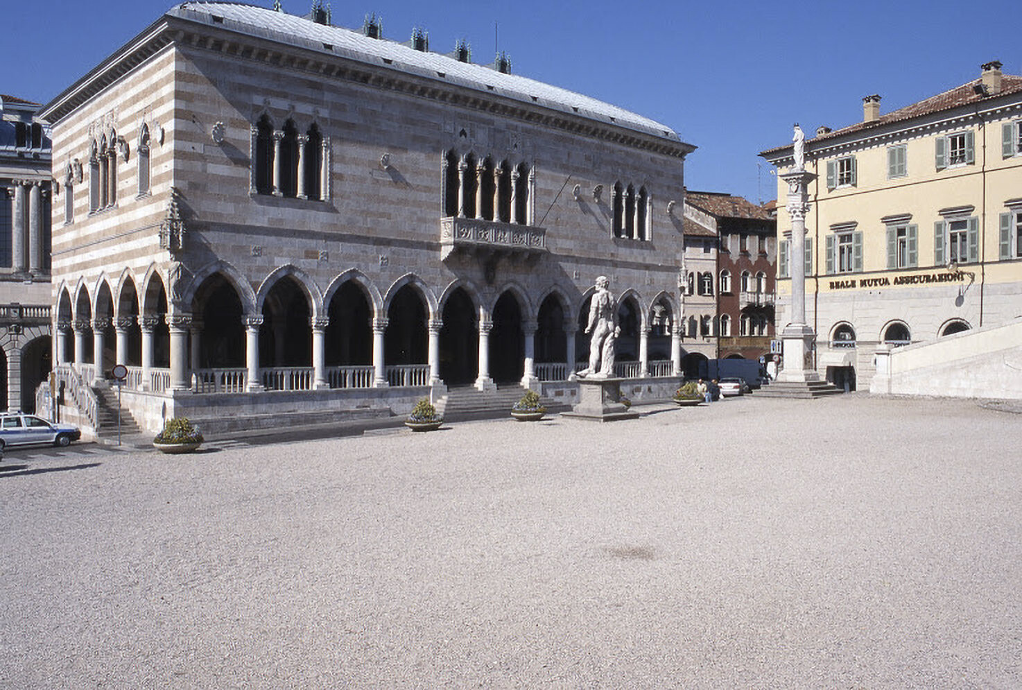 Piazza LibertÃ  with Loggia del Lionello - Udine