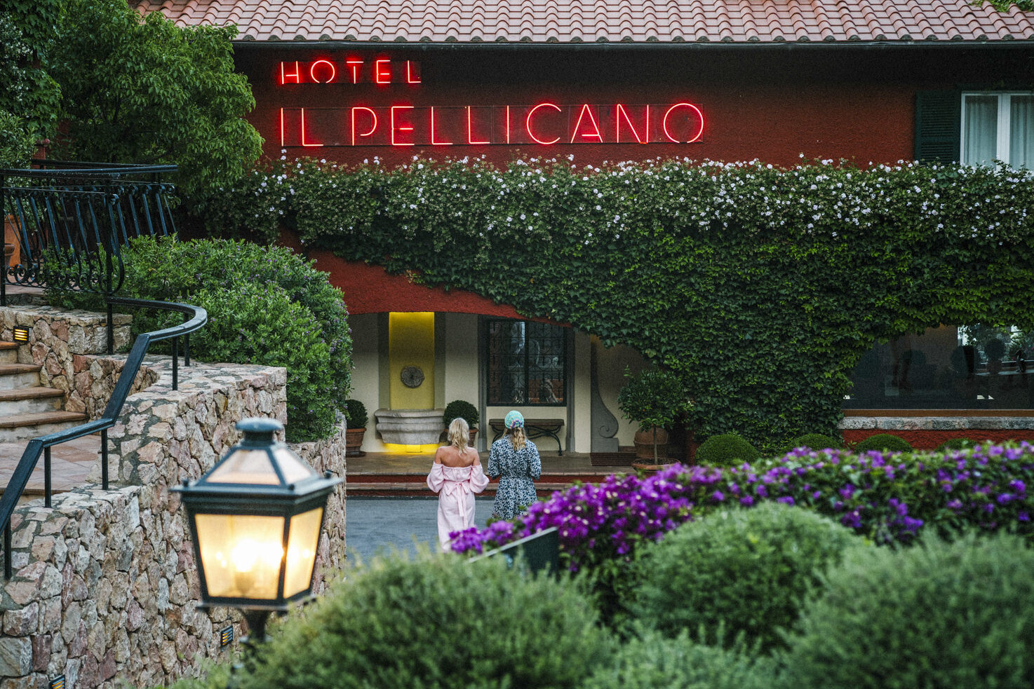 Arrival at Il Pellicano