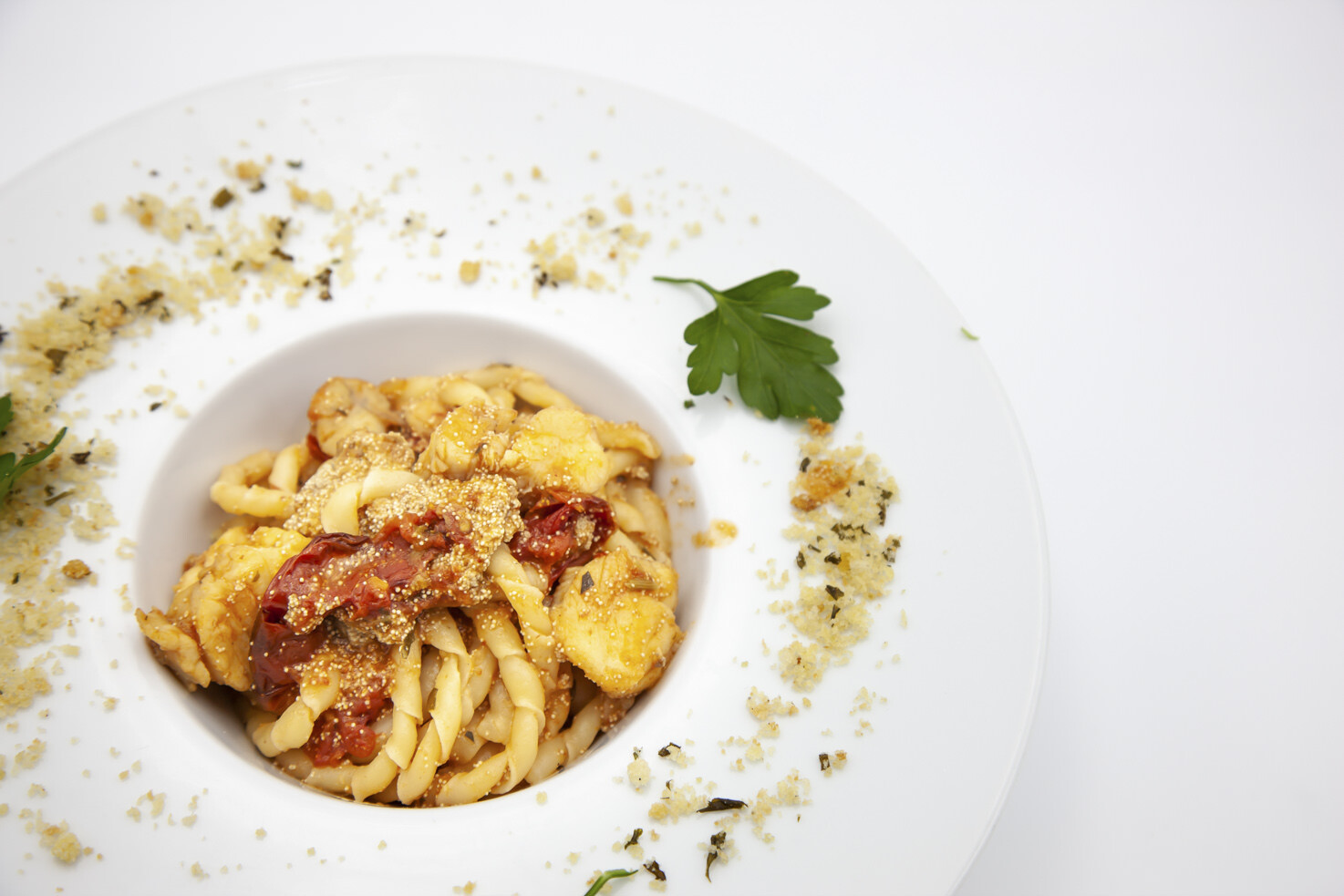 Cuisine of Baglio Oneto restaurant