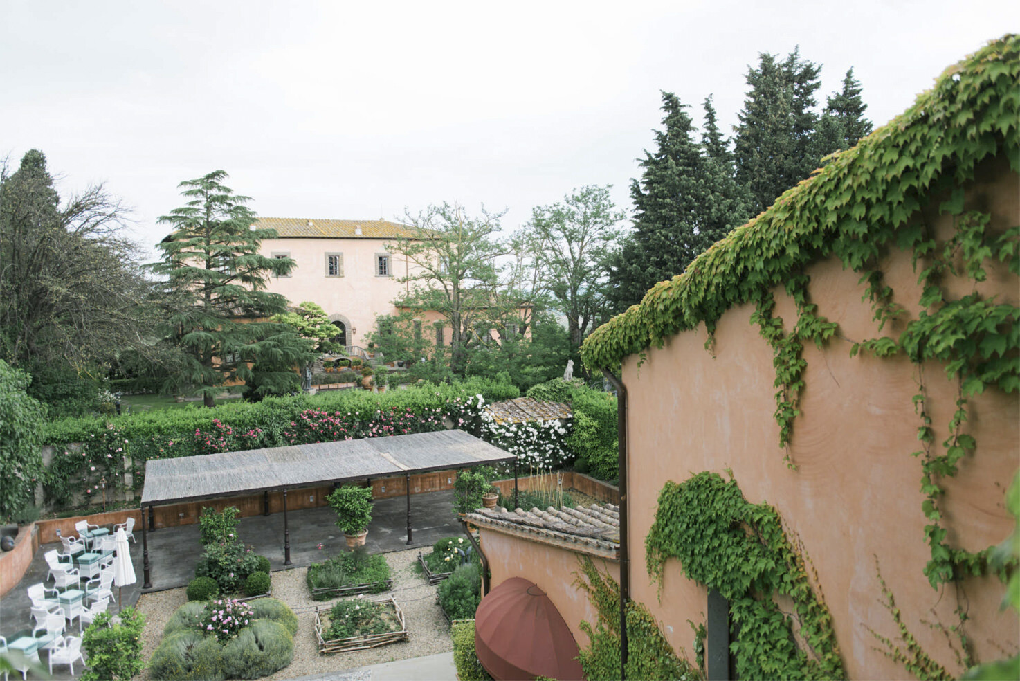 Villa Mangiacane, view from Villa Mazzei