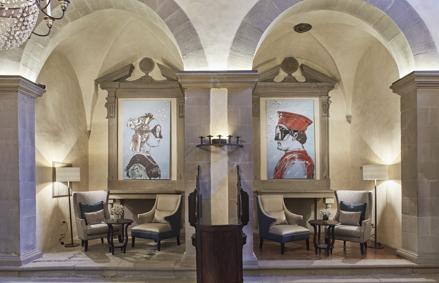 Lobby of Villa San Michele