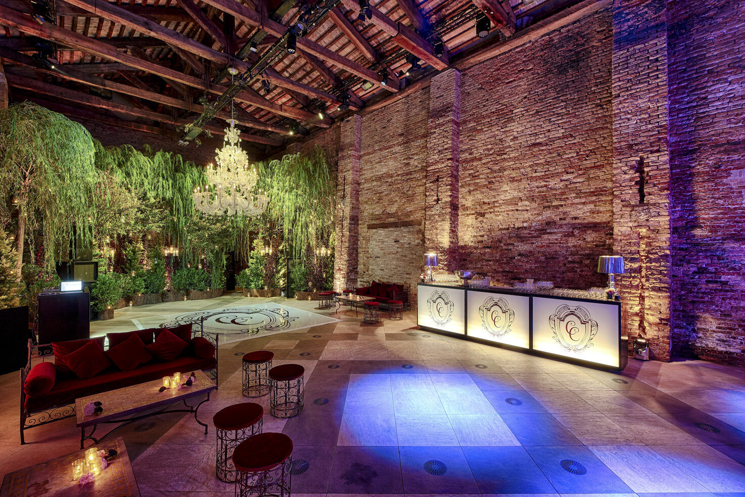 Dance floor for after party