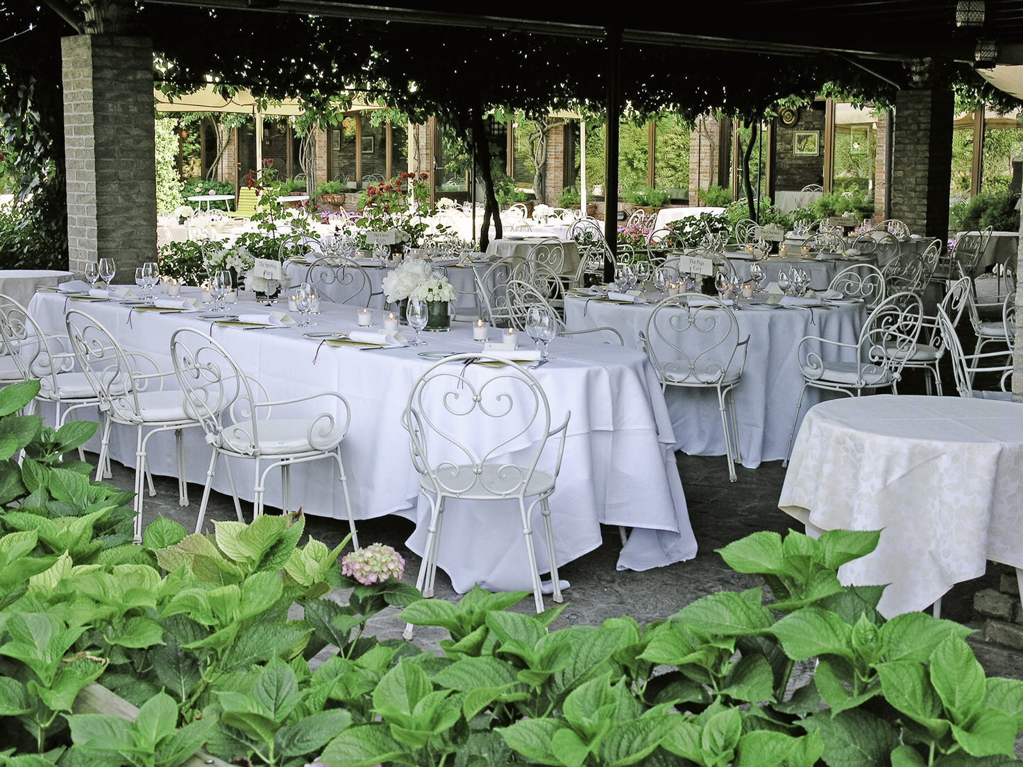 Terrace of Locanda Cipriani, Venice