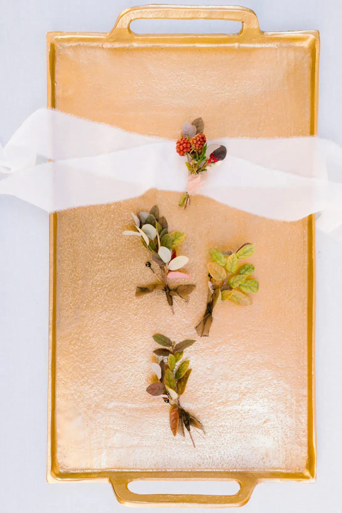 Boutonnieres for grooms and groomsmen