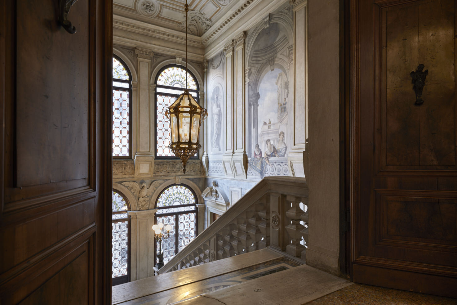 Detail of the staircase