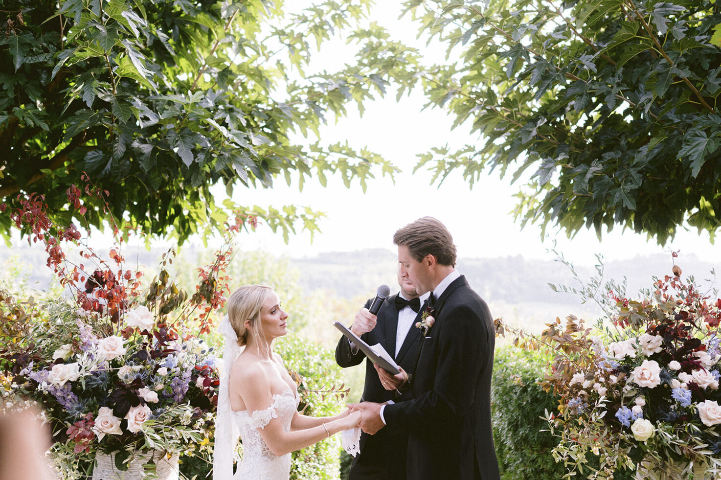 Wedding ceremony at Borgo Petrognano