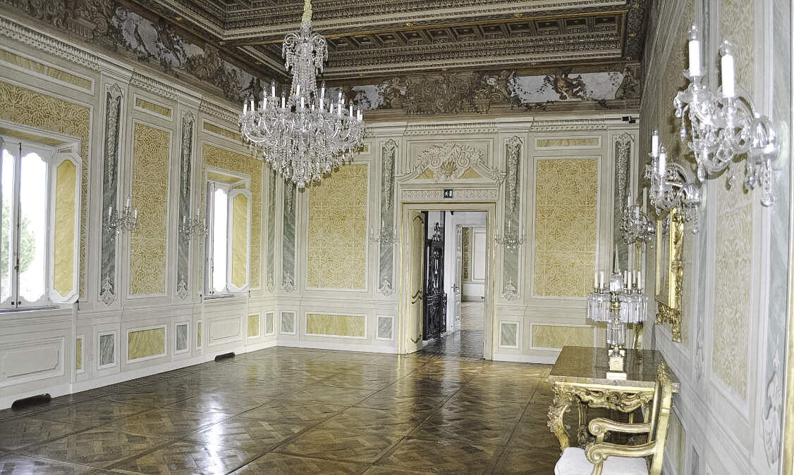 Interior of Villa Aurelia in Rome