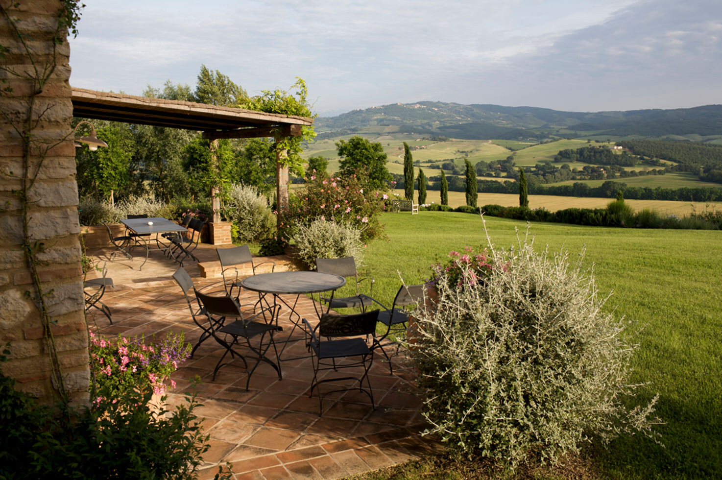 Farmhouse and gardens