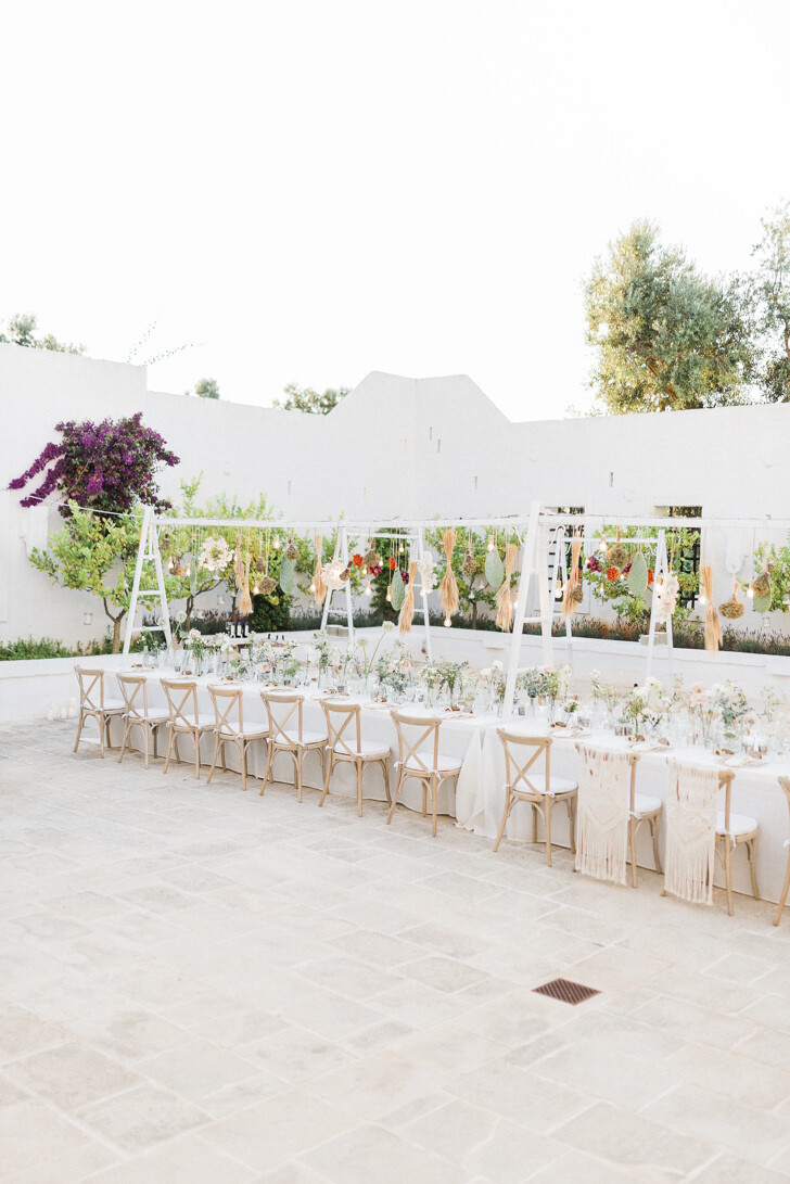 Wedding reception in a Masseria