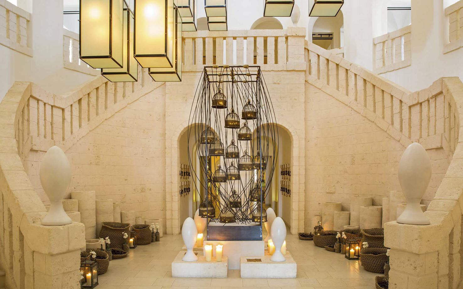 Entrance hall of Borgo Egnazia