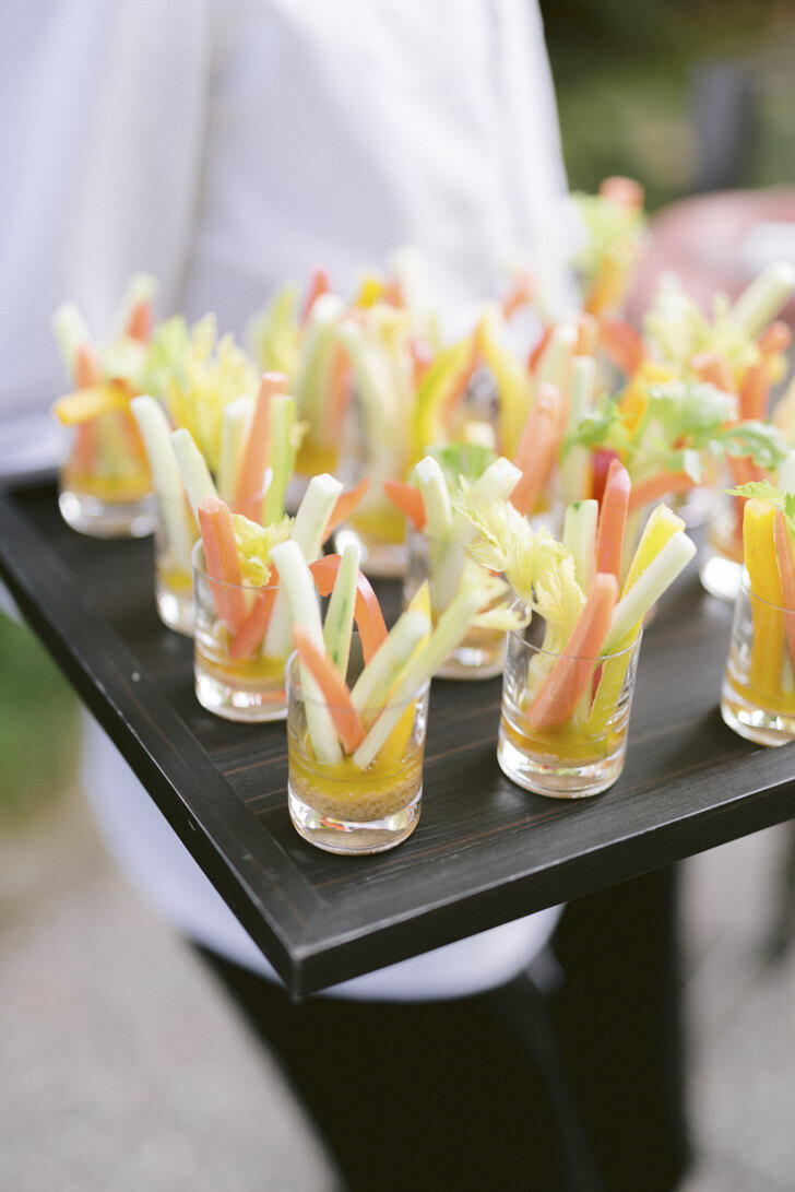 Appetizers for wedding aperitif