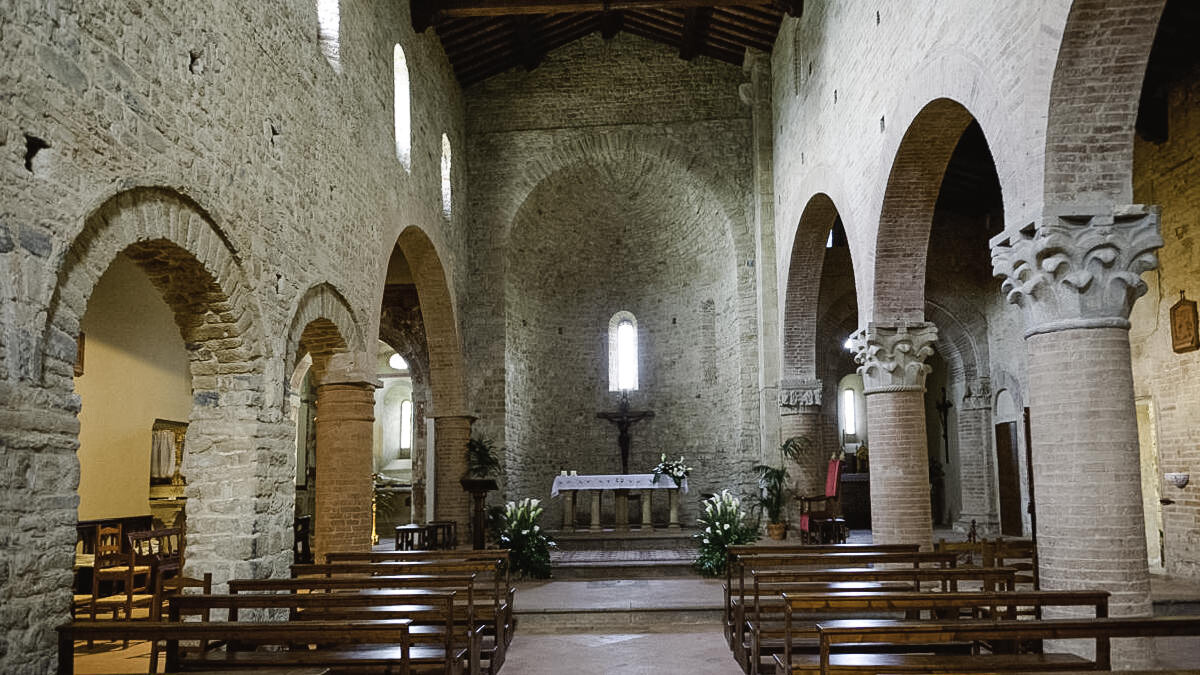 Interior of Pieve di Sant'Appiano