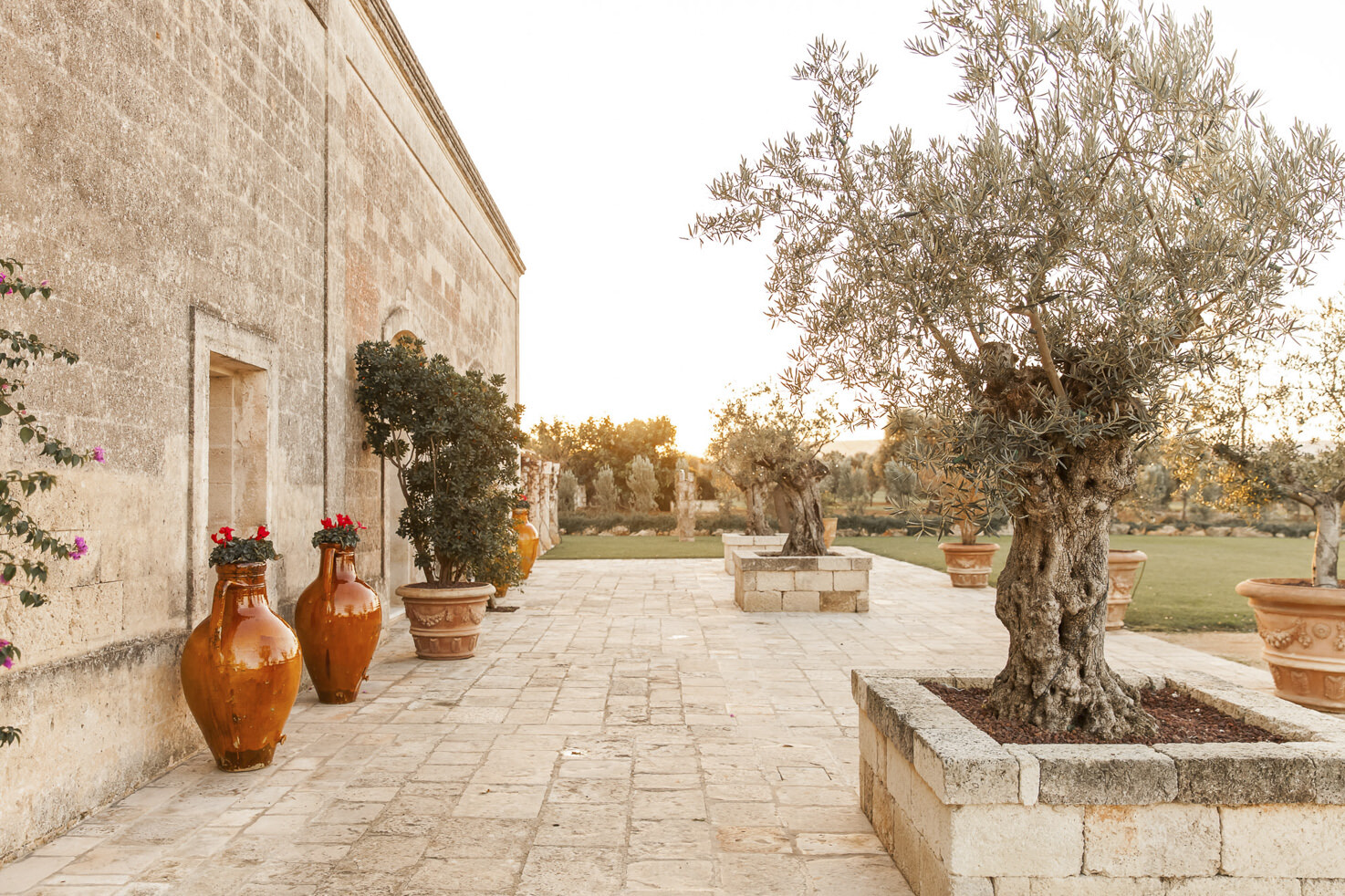 Façade of Masseria Pettolecchia
