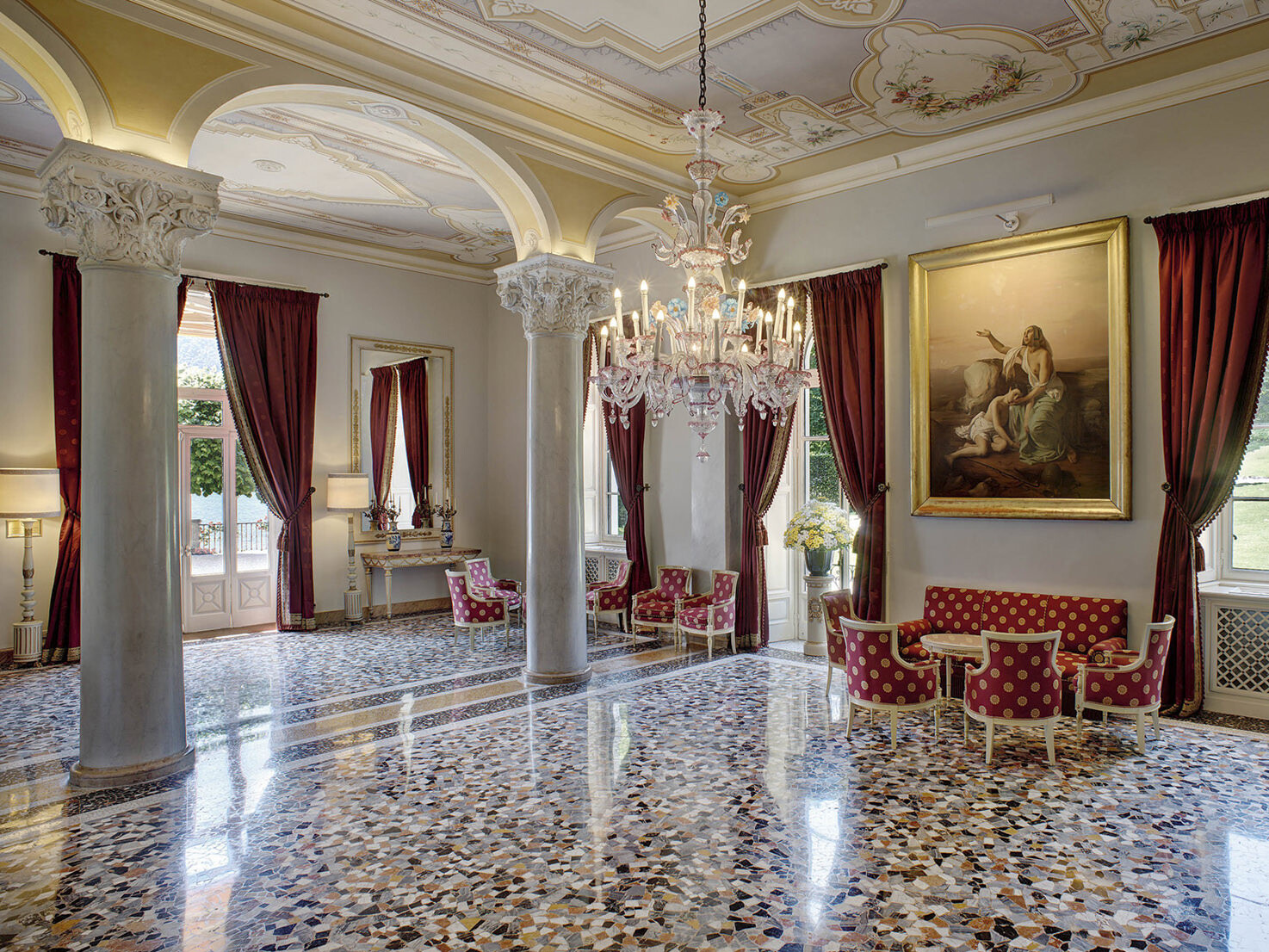 Sala Colonne of Villa D'Este