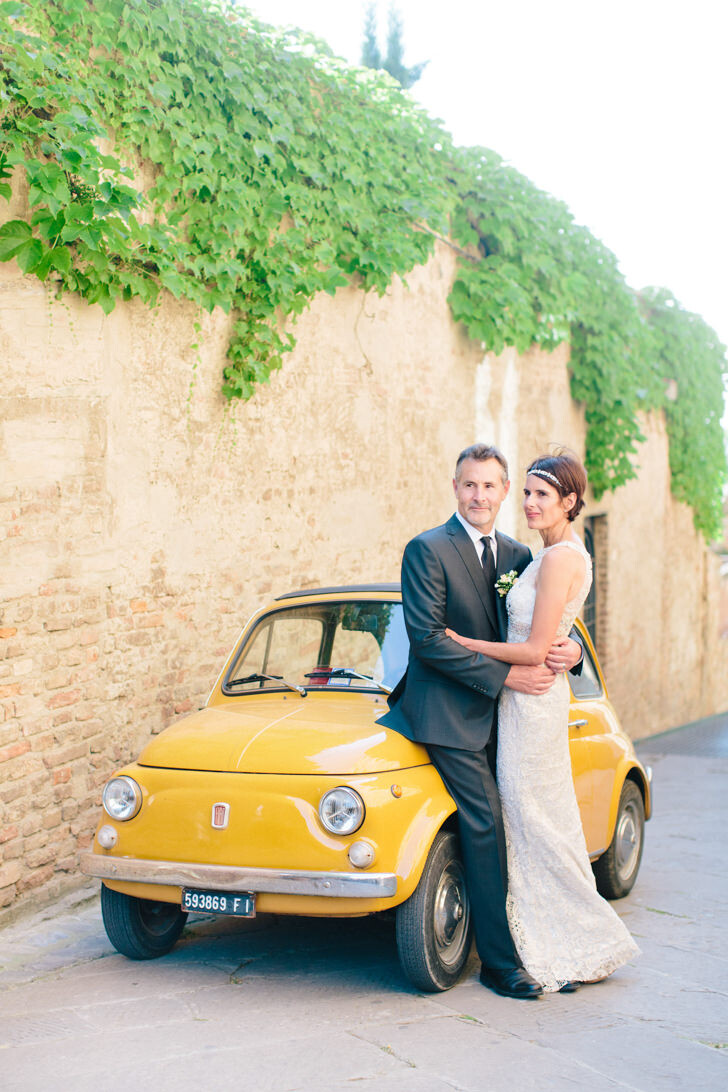 Newlyweds in Certaldo