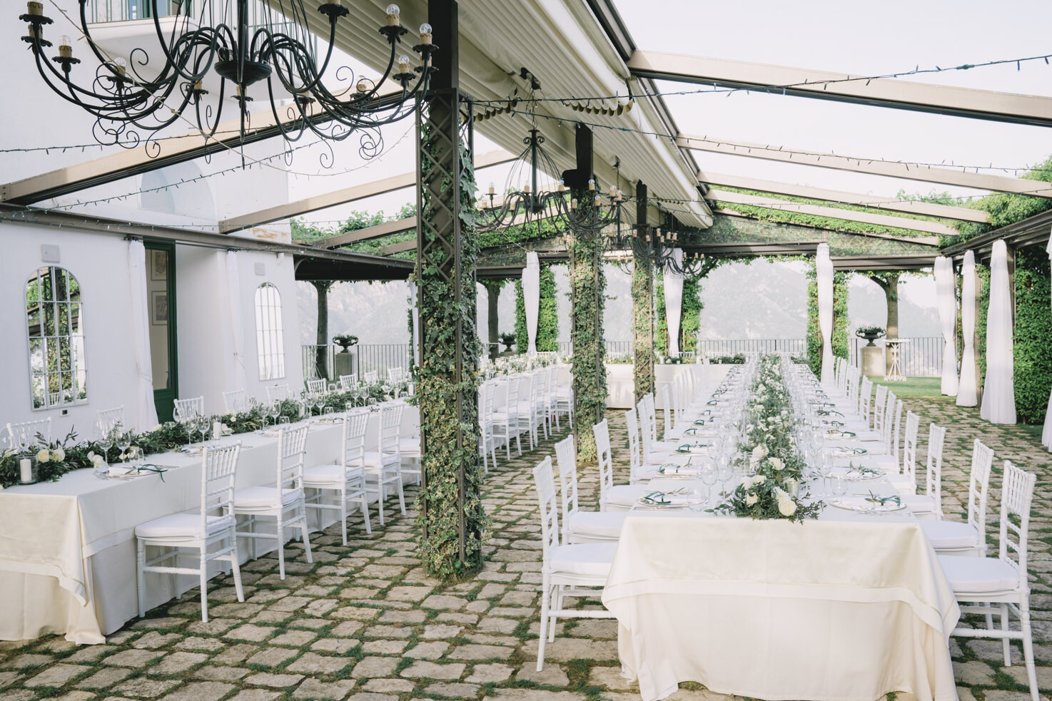 Wedding banquet at Villa Eva