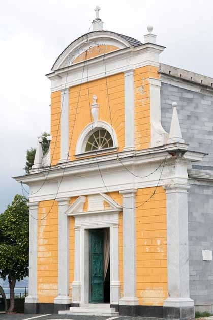 Church for catholic weddings in Portofino on the Riviera