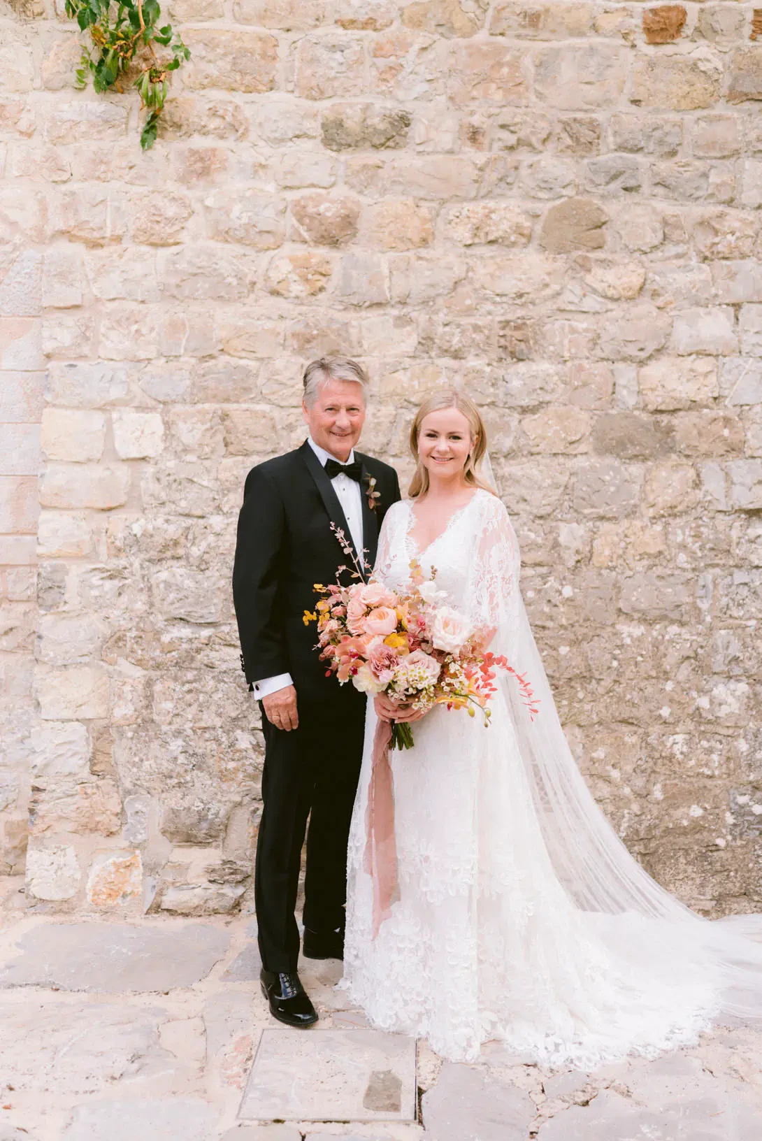 Bride and father of the bride 