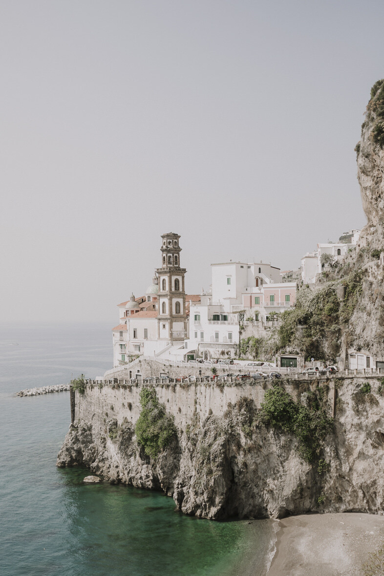 View of Amalfi from hotel