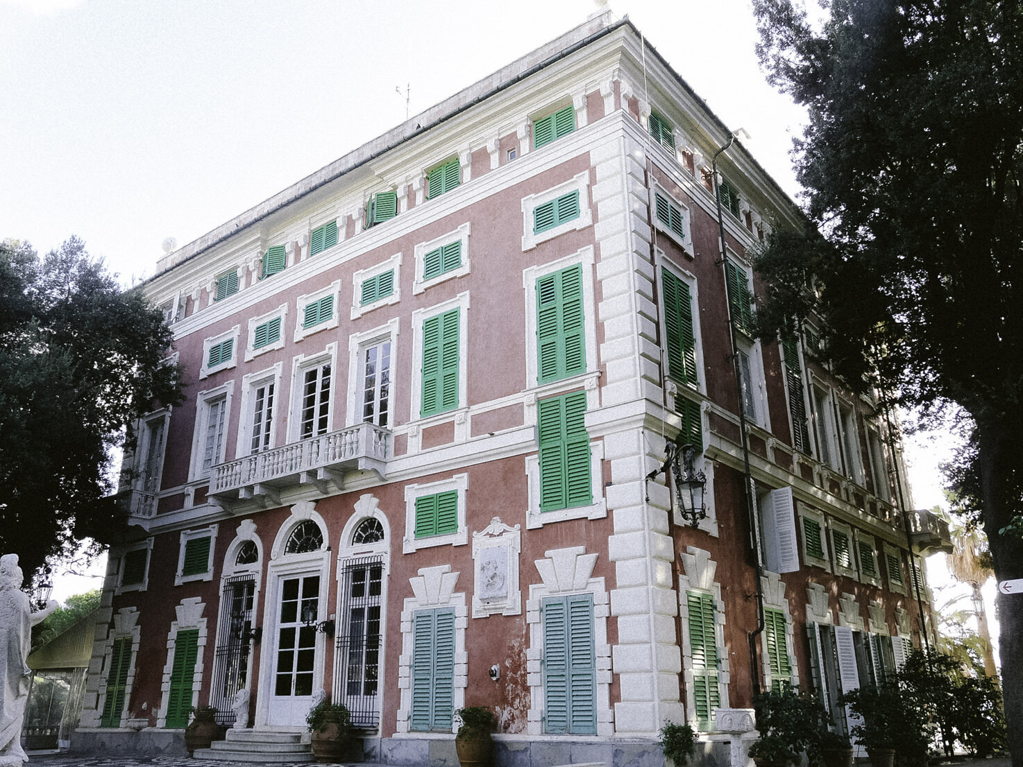 Façade of Villa Durazzo