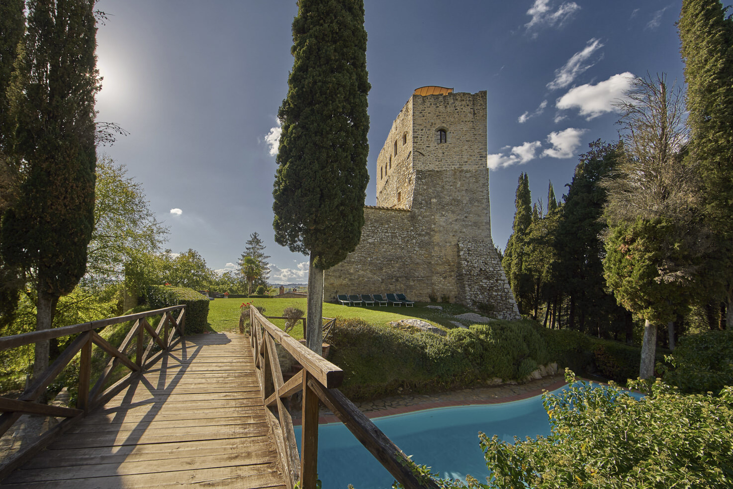 Exterior of Castello di Tornano