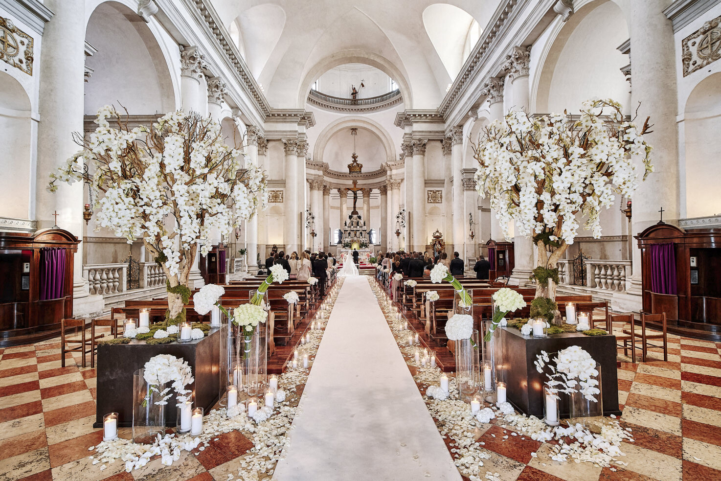 Catholic wedding at Basilica del Redentore