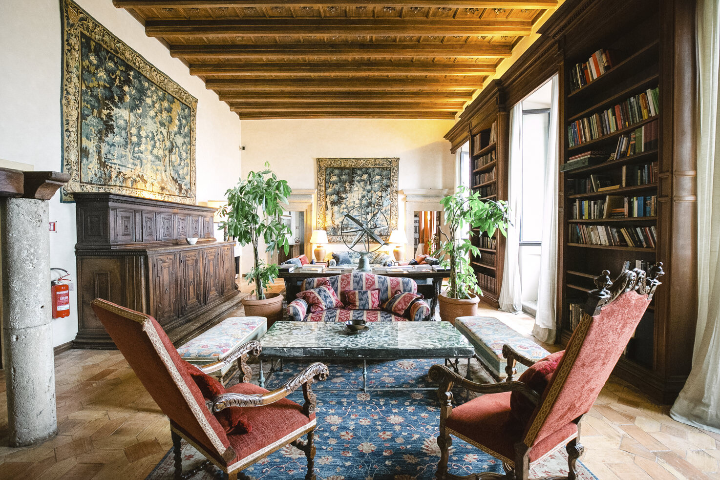 Living room in the master suite