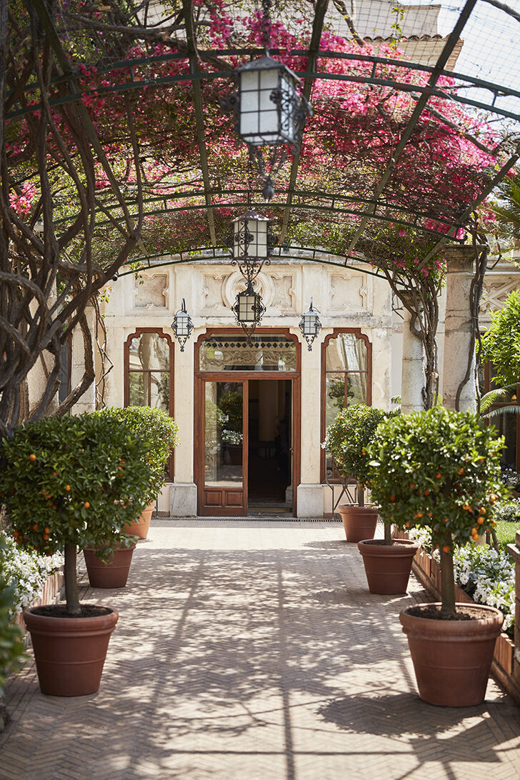 Entrance of Belmond Hotel Timeo
