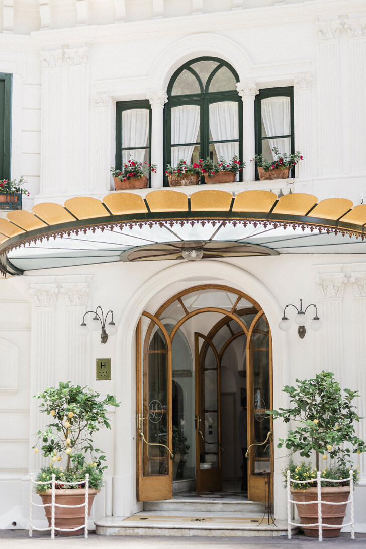 Entrance of Hotel Santa Caterina