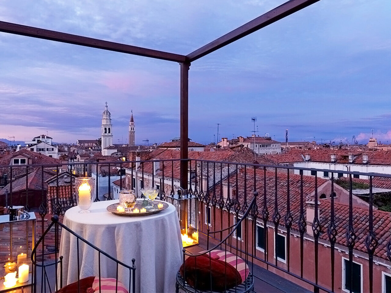 Suite terrace of Metropole Hotel
