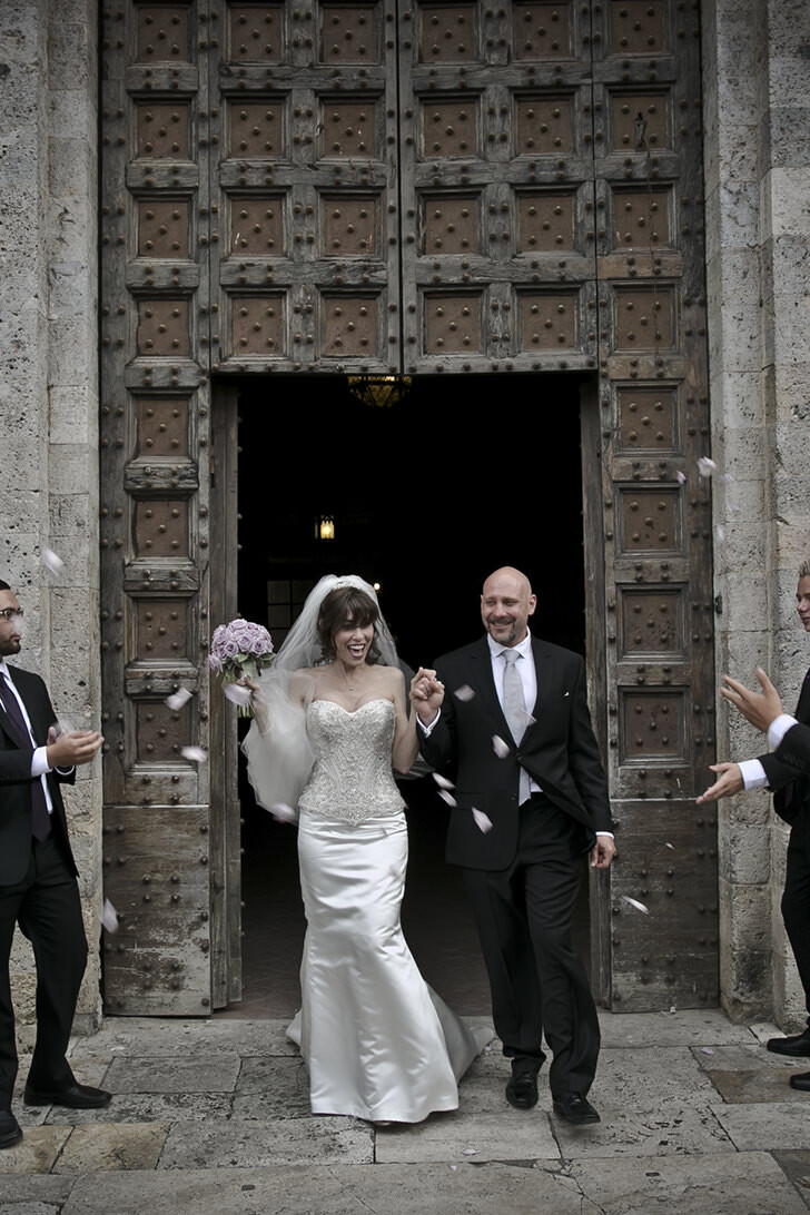 Civil wedding in Siena