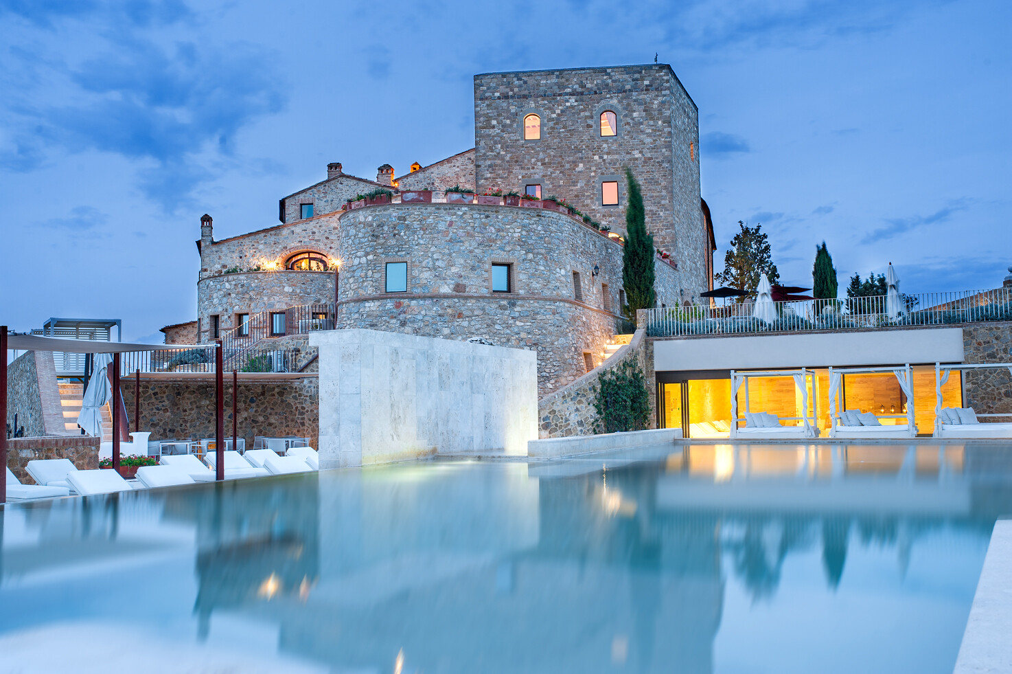 Exterior of Castello di Velona