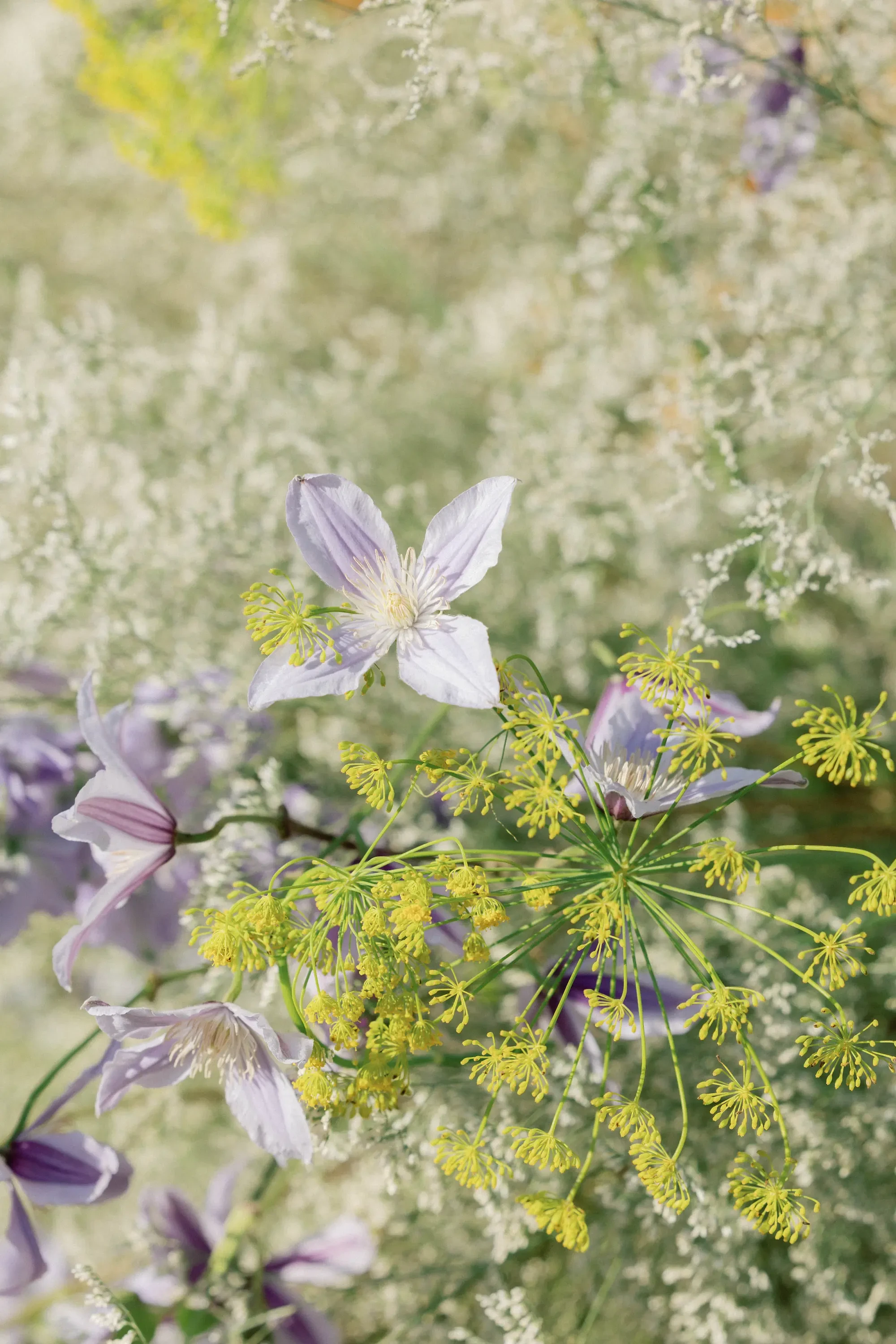 Puglia Wedding Ceremony Wildflower Floral Detail