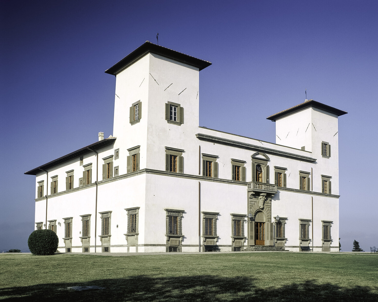 Exterior of Villa Le Corti near Florence