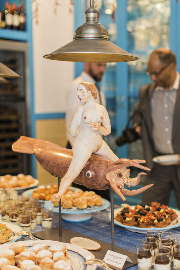 Detail of the buffet