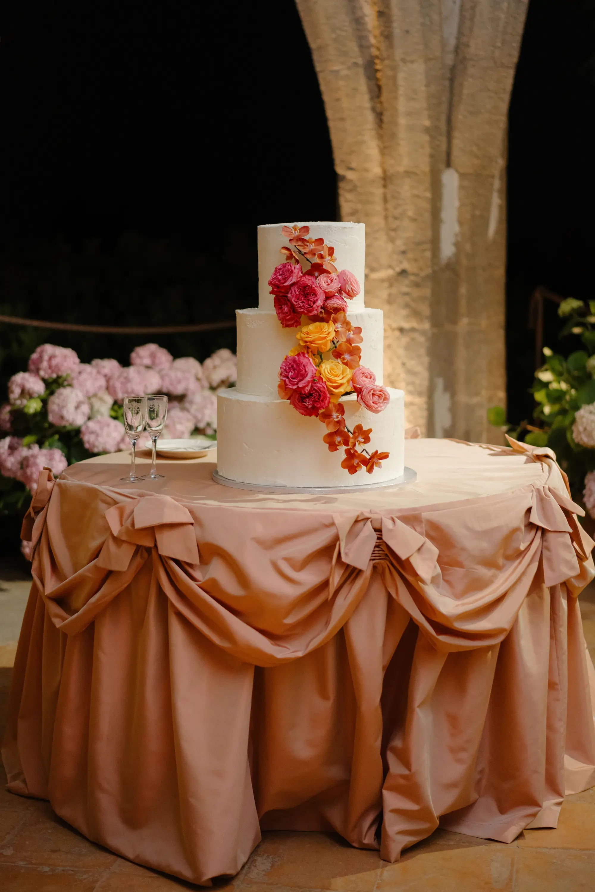Villa Cimbrone Wedding Cake Display Terrace